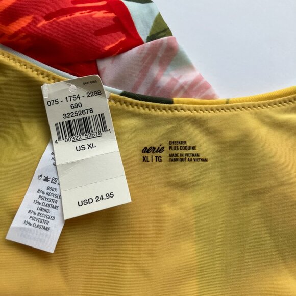 aerie size XL floral print bikini bottom X-Large - Picture 4 of 4